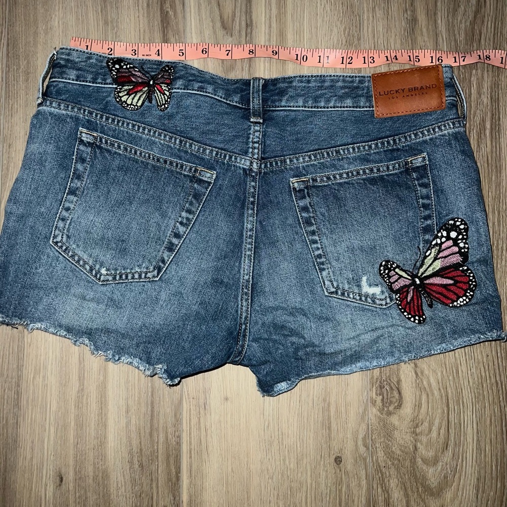 Lucky Brand Butterfly Mid Rise Boy Short - Picture 4 of 7